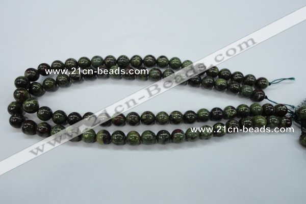 CDB230 15.5 inches 10mm round natural dragon blood jasper beads