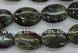 CDB238 15.5 inches 13*18mm oval natural dragon blood jasper beads