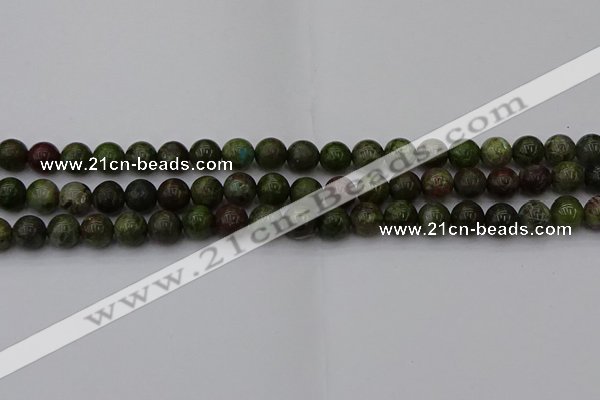 CDB300 15.5 inches 4mm round dragon blood jasper beads wholesale