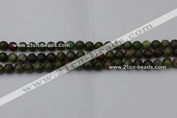 CDB301 15.5 inches 6mm round dragon blood jasper beads wholesale