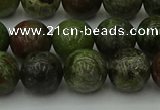 CDB303 15.5 inches 10mm round dragon blood jasper beads wholesale