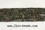 CDB340 15.5 inches 4mm round dragon blood jasper beads wholesale