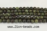 CDB343 15.5 inches 10mm round dragon blood jasper beads wholesale