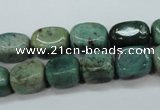 CDB37 15.5 inches 8*12mm nuggets new dragon blood jasper beads