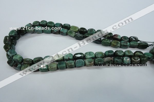 CDB37 15.5 inches 8*12mm nuggets new dragon blood jasper beads