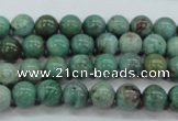 CDB41 15.5 inches 8mm round new dragon blood jasper beads