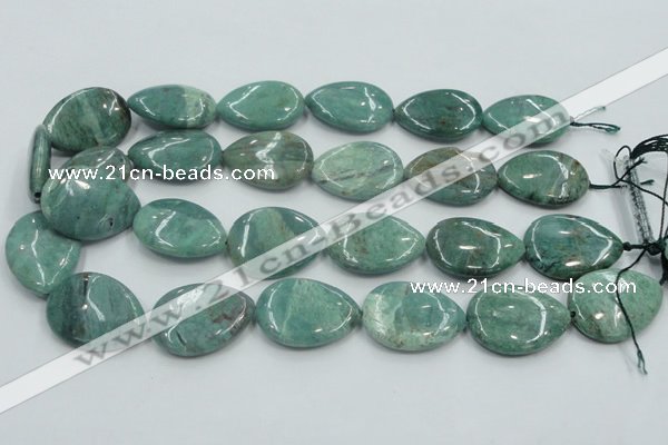 CDB45 15.5 inches 18*25mm flat teardrop new dragon blood jasper beads