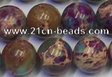 CDE1058 15.5 inches 10mm round sea sediment jasper beads wholesale