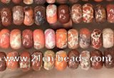 CDE1251 15.5 inches 2.5*4mm rondelle sea sediment jasper beads