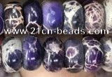 CDE1271 15.5 inches 5*8mm rondelle sea sediment jasper beads