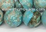 CDE1371 15.5 inches 14mm round sea sediment jasper beads wholesale