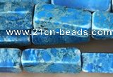 CDE1488 15.5 inches 4*13mm cuboid synthetic sea sediment jasper beads