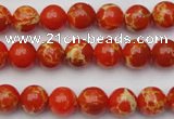 CDE2001 15.5 inches 6mm round dyed sea sediment jasper beads