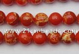 CDE2002 15.5 inches 8mm round dyed sea sediment jasper beads