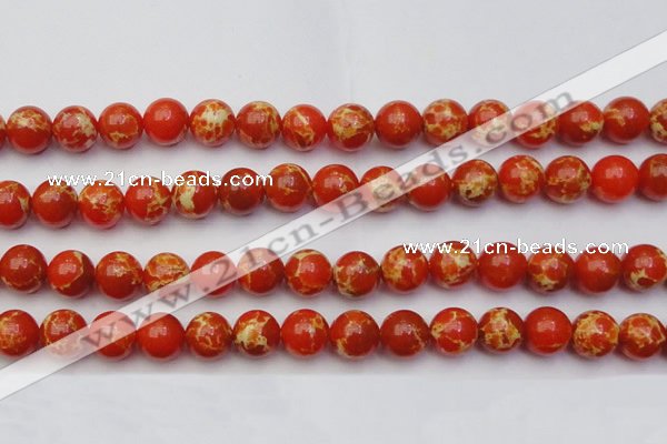 CDE2006 15.5 inches 16mm round dyed sea sediment jasper beads