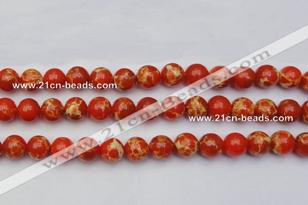 CDE2007 15.5 inches 18mm round dyed sea sediment jasper beads