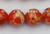 CDE2009 15.5 inches 22mm round dyed sea sediment jasper beads