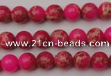 CDE2012 15.5 inches 6mm round dyed sea sediment jasper beads