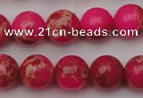 CDE2014 15.5 inches 10mm round dyed sea sediment jasper beads