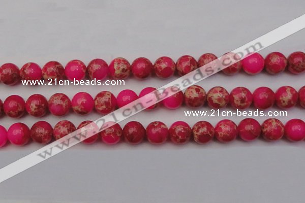 CDE2017 15.5 inches 16mm round dyed sea sediment jasper beads