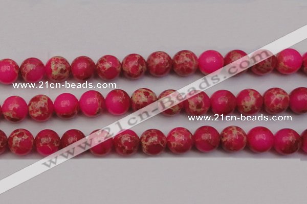 CDE2018 15.5 inches 18mm round dyed sea sediment jasper beads