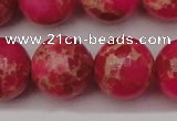 CDE2019 15.5 inches 20mm round dyed sea sediment jasper beads