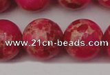 CDE2020 15.5 inches 22mm round dyed sea sediment jasper beads