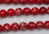 CDE2023 15.5 inches 6mm round dyed sea sediment jasper beads