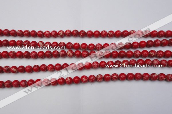 CDE2023 15.5 inches 6mm round dyed sea sediment jasper beads