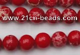 CDE2024 15.5 inches 8mm round dyed sea sediment jasper beads