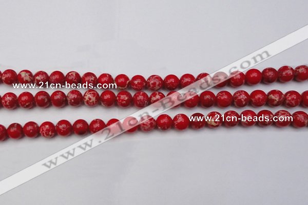 CDE2024 15.5 inches 8mm round dyed sea sediment jasper beads