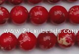 CDE2025 15.5 inches 10mm round dyed sea sediment jasper beads