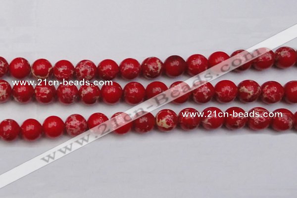 CDE2028 15.5 inches 16mm round dyed sea sediment jasper beads