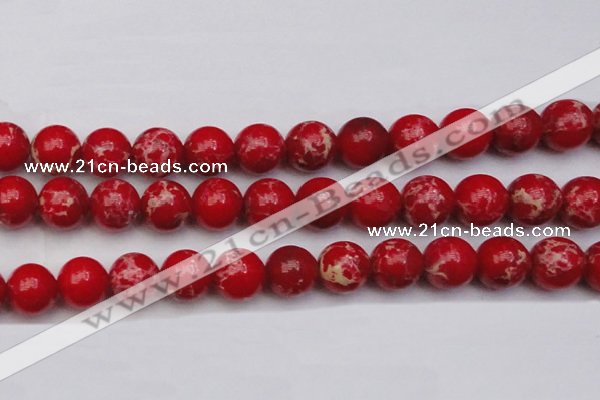 CDE2029 15.5 inches 18mm round dyed sea sediment jasper beads