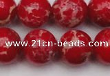 CDE2030 15.5 inches 20mm round dyed sea sediment jasper beads