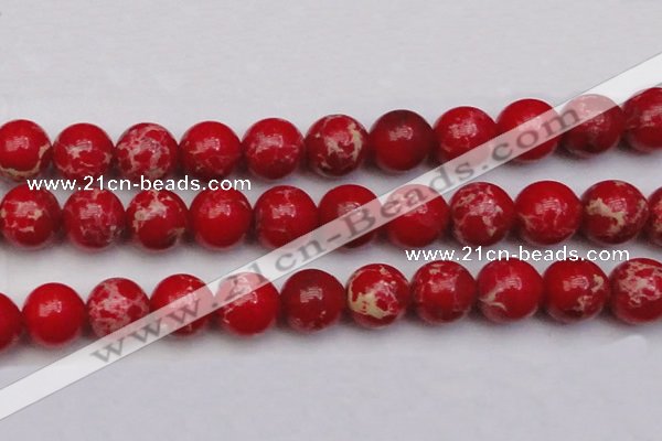 CDE2031 15.5 inches 22mm round dyed sea sediment jasper beads