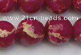 CDE2040 15.5 inches 18mm round dyed sea sediment jasper beads