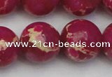 CDE2042 15.5 inches 22mm round dyed sea sediment jasper beads