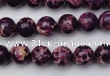 CDE2045 15.5 inches 6mm round dyed sea sediment jasper beads