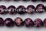 CDE2046 15.5 inches 8mm round dyed sea sediment jasper beads