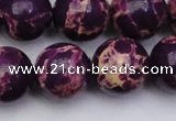 CDE2052 15.5 inches 20mm round dyed sea sediment jasper beads