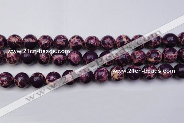 CDE2052 15.5 inches 20mm round dyed sea sediment jasper beads