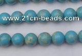 CDE2056 15.5 inches 6mm round dyed sea sediment jasper beads