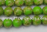 CDE2068 15.5 inches 8mm round dyed sea sediment jasper beads