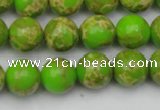 CDE2069 15.5 inches 10mm round dyed sea sediment jasper beads