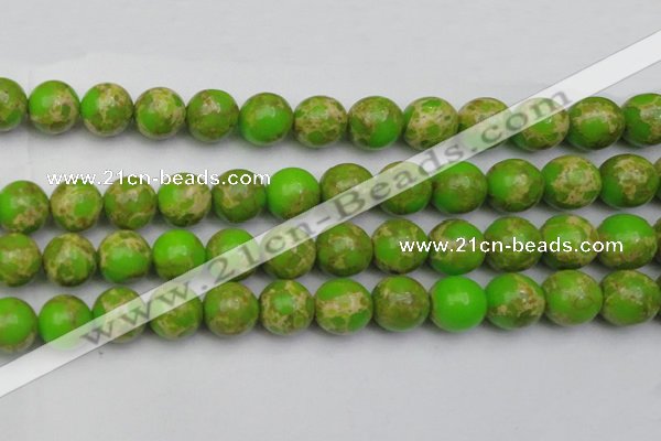 CDE2073 15.5 inches 18mm round dyed sea sediment jasper beads