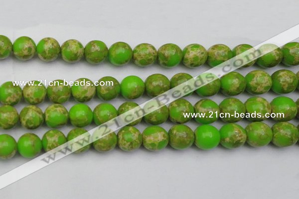 CDE2074 15.5 inches 20mm round dyed sea sediment jasper beads