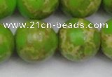 CDE2075 15.5 inches 22mm round dyed sea sediment jasper beads