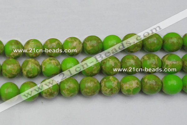 CDE2075 15.5 inches 22mm round dyed sea sediment jasper beads