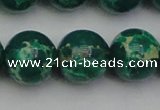 CDE2085 15.5 inches 20mm round dyed sea sediment jasper beads